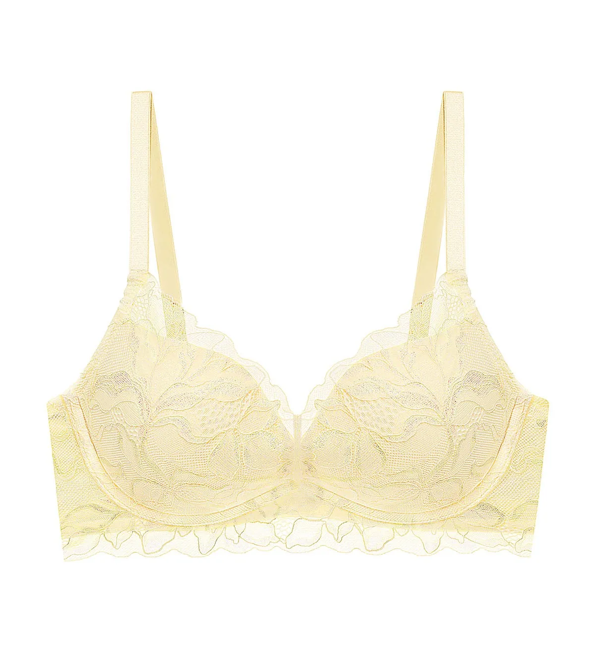 Magnolia Lace Wired Push Up Deep V Bra