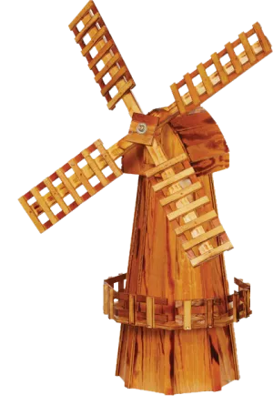 Medium Wooden Windmills
