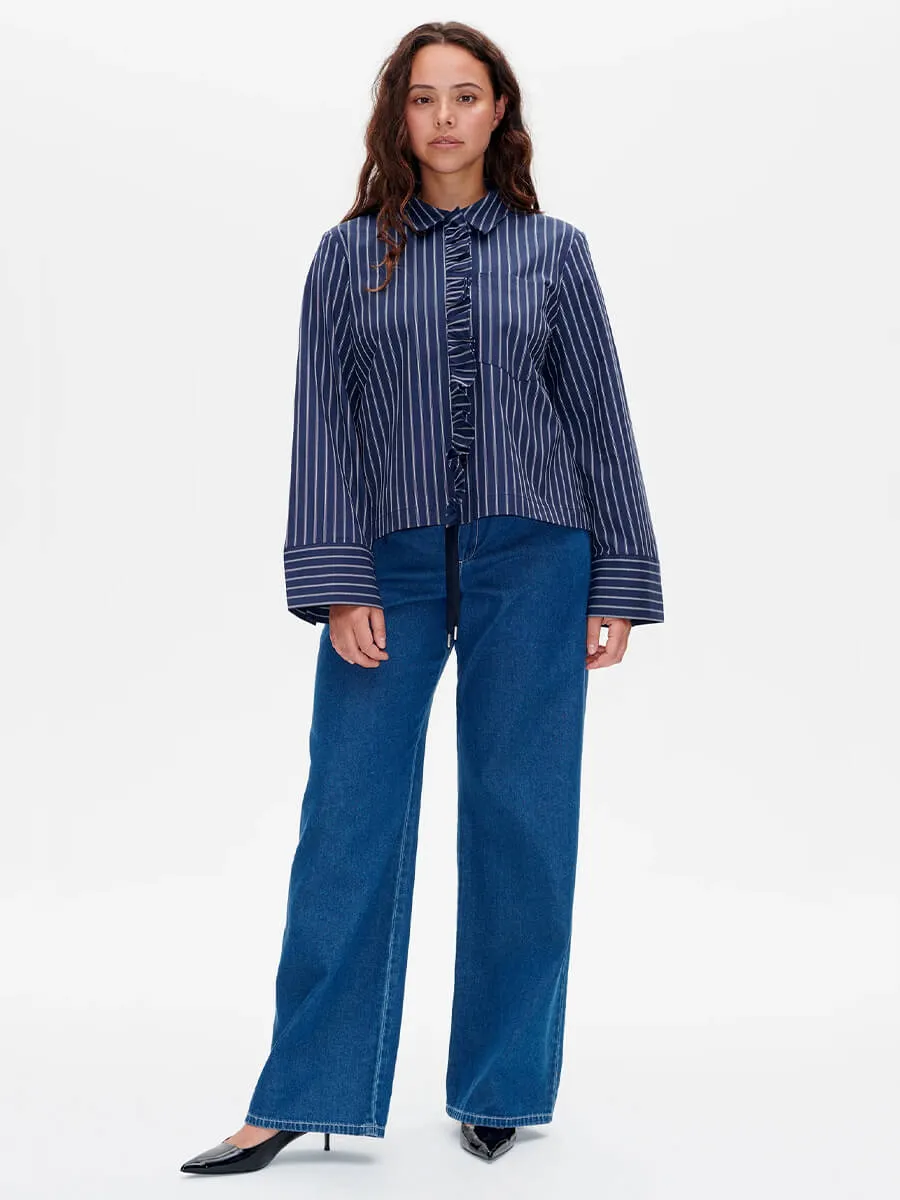 Milu Shirt - Navy Blazer Stripe