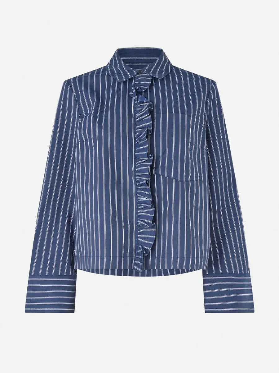 Milu Shirt - Navy Blazer Stripe
