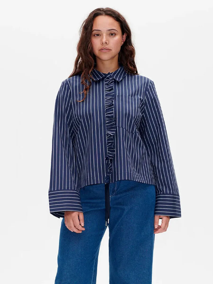 Milu Shirt - Navy Blazer Stripe