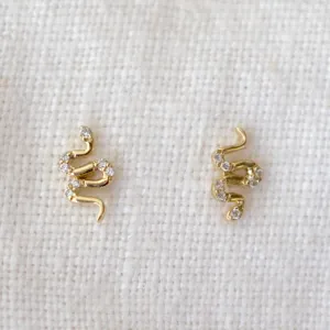 Mini Diamond Snake Studs