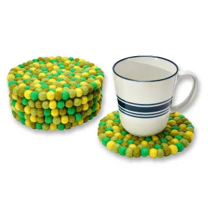 Mini Round Ball Mat- Green