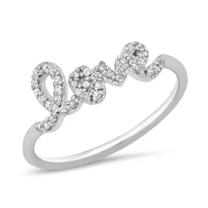 Mini Script Love Ring
