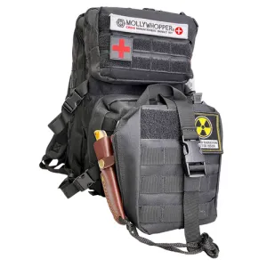 Mollywhopper Crisis Management Kit, Ultimate First Aid Survival Trauma Backpack