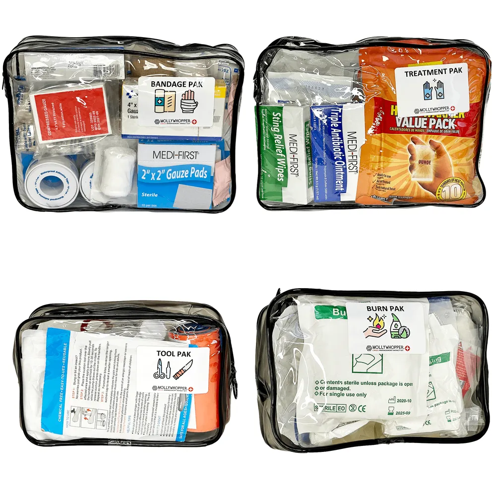 Mollywhopper Crisis Management Kit, Ultimate First Aid Survival Trauma Backpack