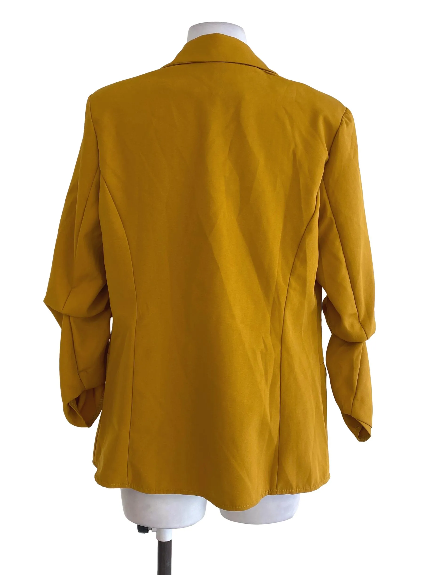 Mustard Plain Blazer