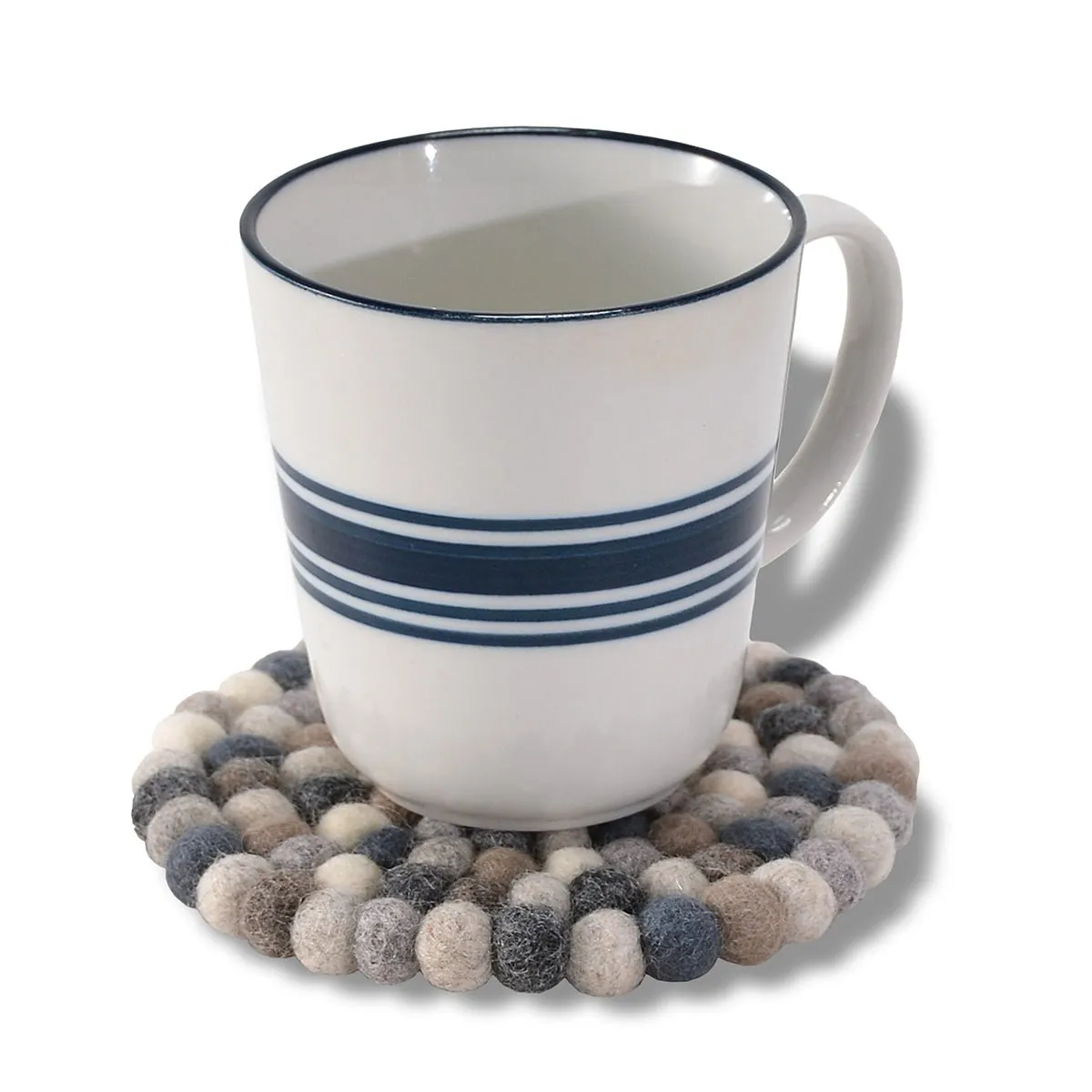 Natural Round Ball Mat- Natural