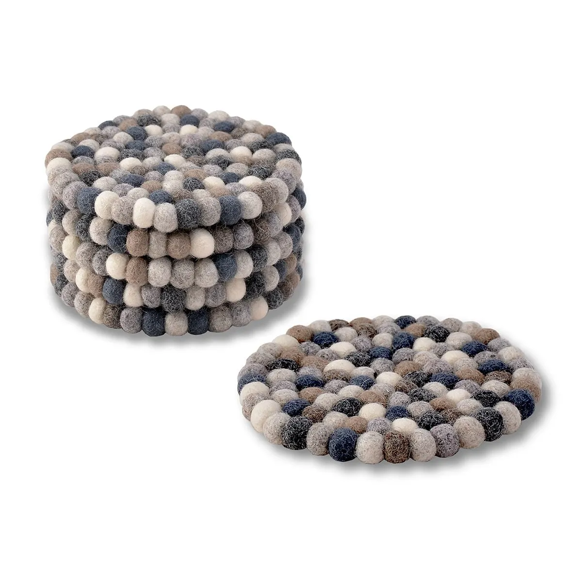 Natural Round Ball Mat- Natural