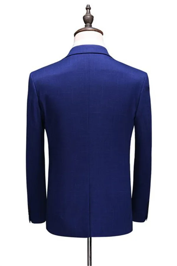 Navy Blue Simple Formal Tuxedo Slim fit Men Suits online