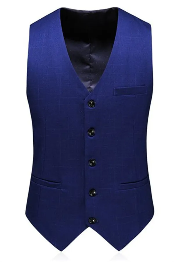 Navy Blue Simple Formal Tuxedo Slim fit Men Suits online