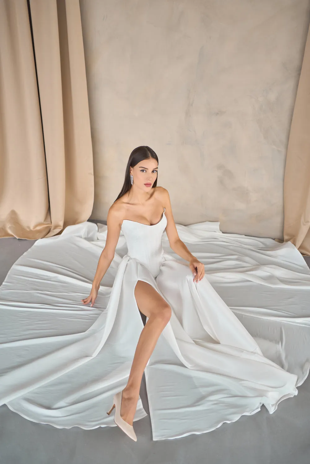 Nela waterfall skirt