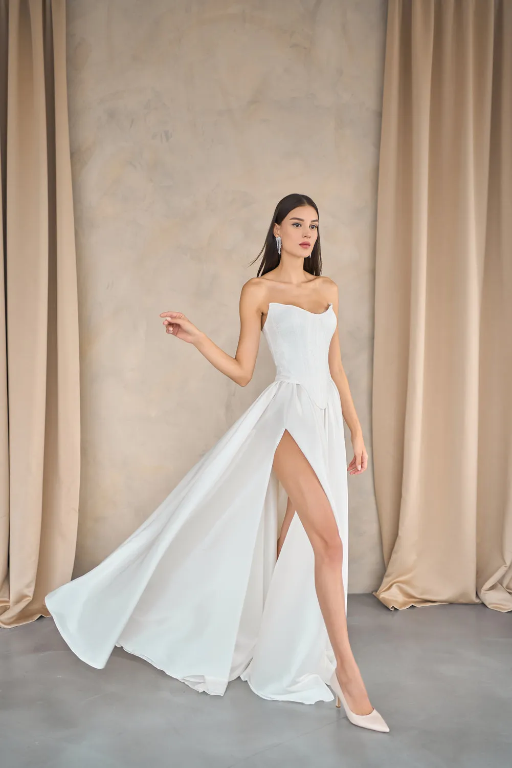 Nela waterfall skirt