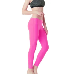 New with tags! TSLA Tesla FYP41 Women's Mid-Waist Ultra-Stretch Yoga Pants Hot Pink, Sz XL!