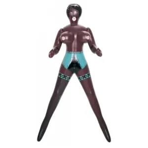 Nmc Ltd Realistic Black Alecia 3 Hole Sex Doll for Him