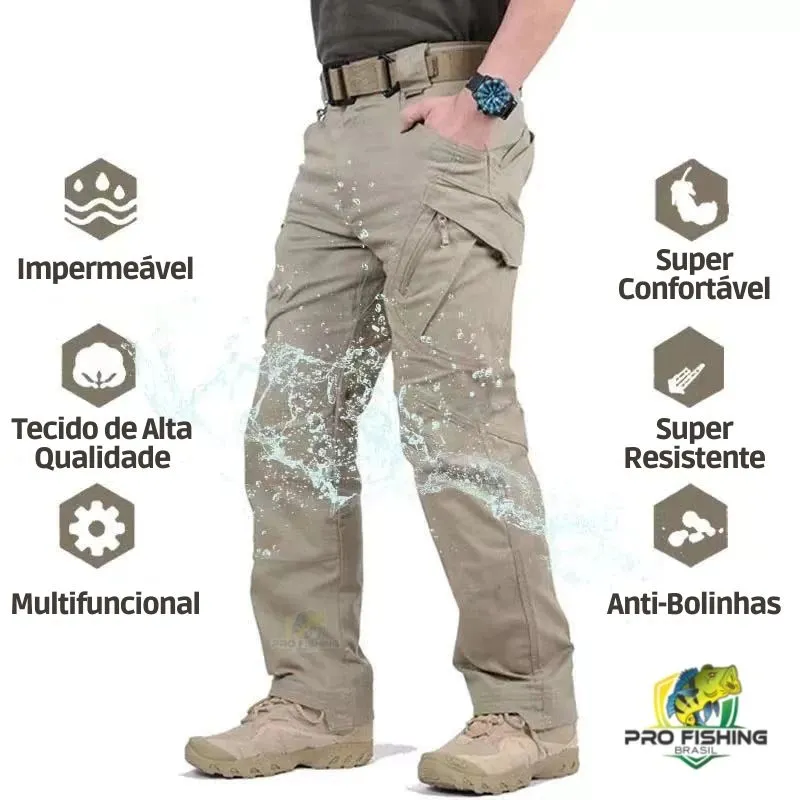 Nova Calça Tática Militar Outdoor Premium - Tecido Rip Stop Repelente a Água   Frete Grátis