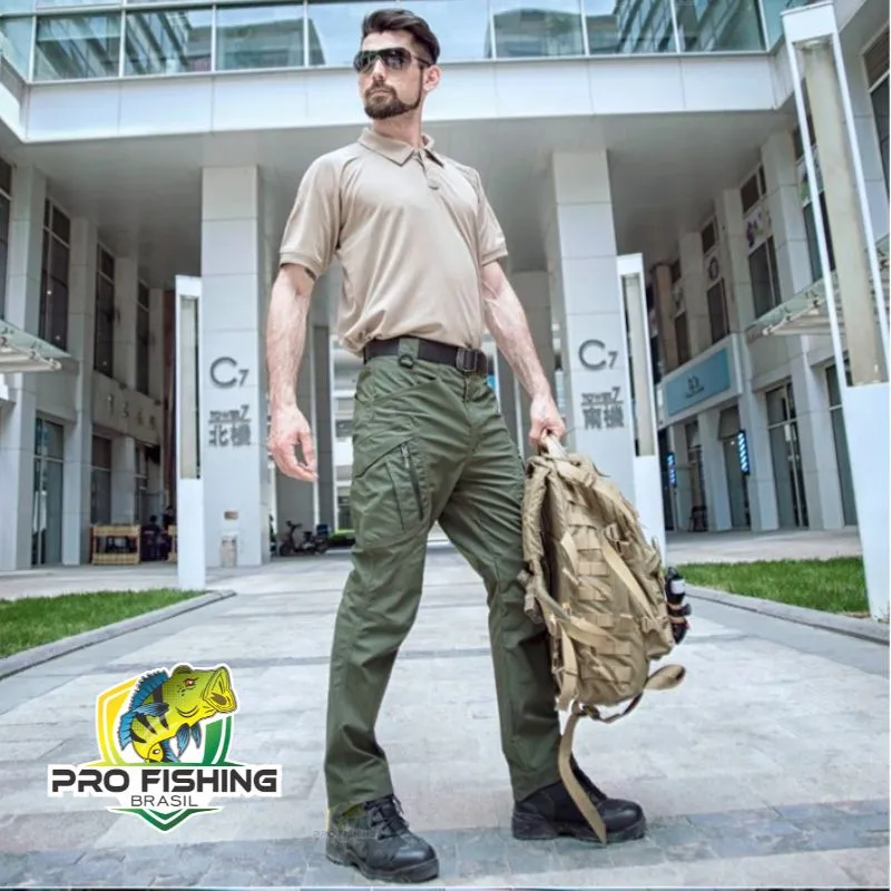 Nova Calça Tática Militar Outdoor Premium - Tecido Rip Stop Repelente a Água   Frete Grátis