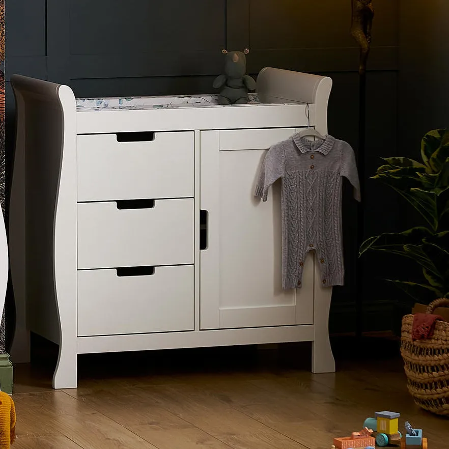 Obaby Stamford Closed Changing Unit - White