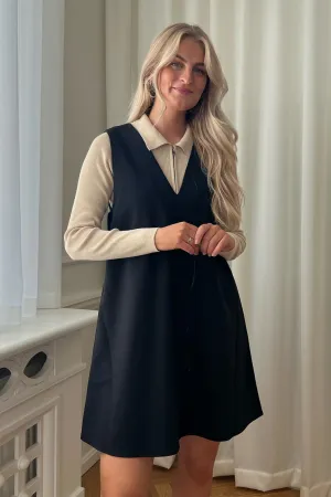 OBJSigrid Mira Kjole - Sort