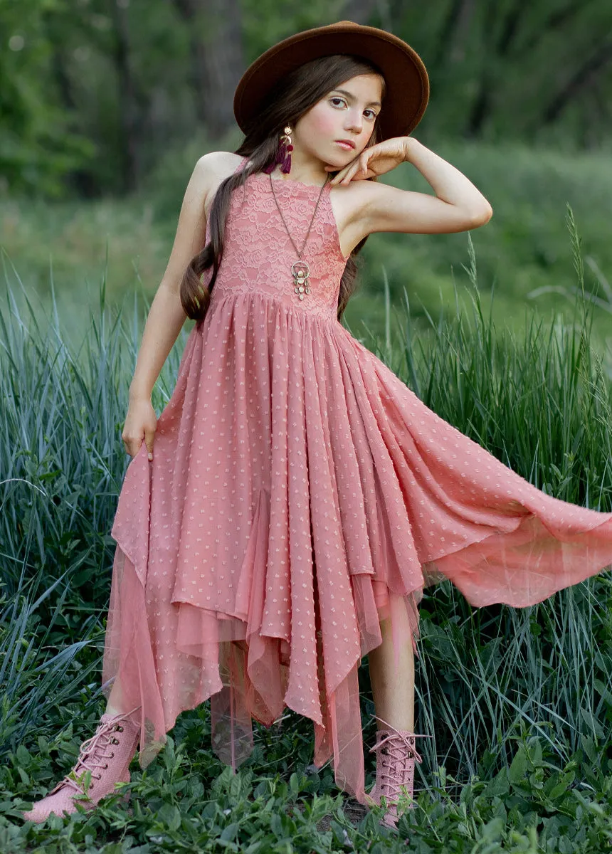Oliviah Dress in Ashe Rose