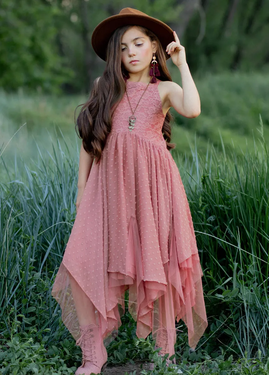 Oliviah Dress in Ashe Rose