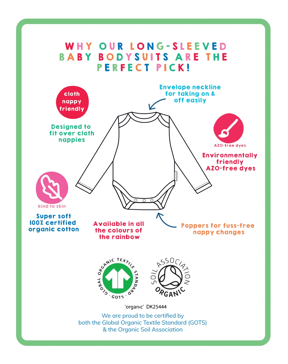 Organic Breton Baby Bodysuit Bundle
