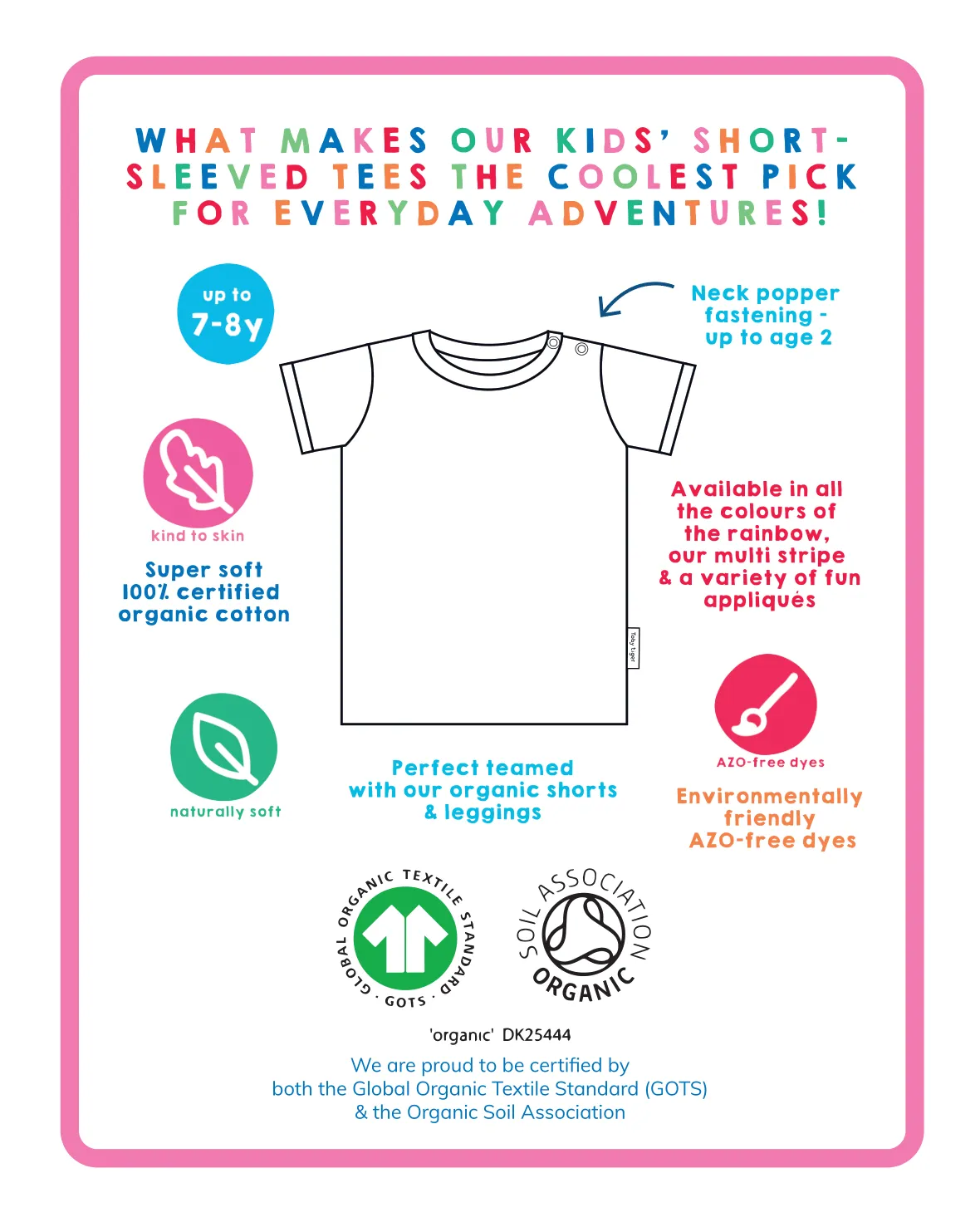 Organic Crocodile Print T-Shirt
