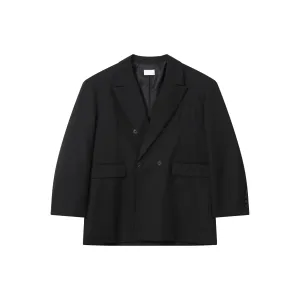 Padded Shoulder Loose Suit Set