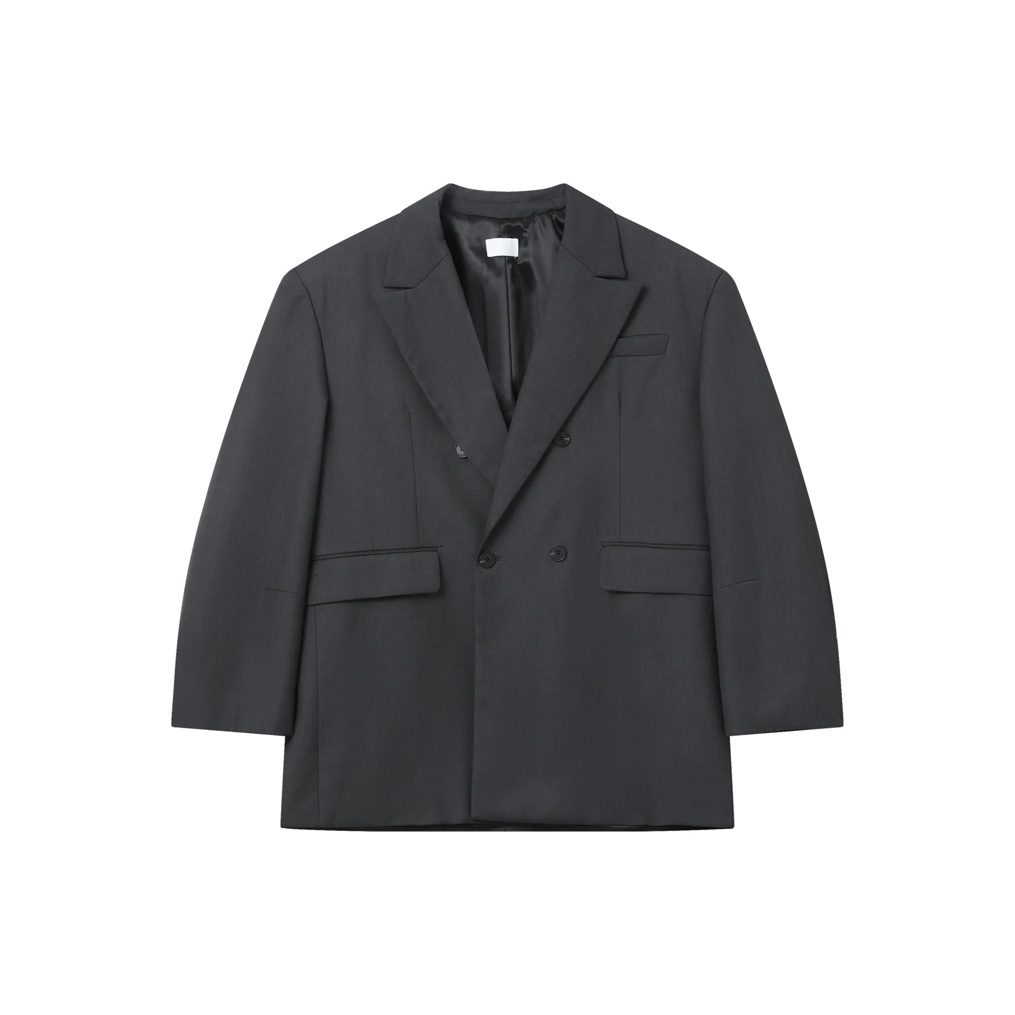 Padded Shoulder Loose Suit Set