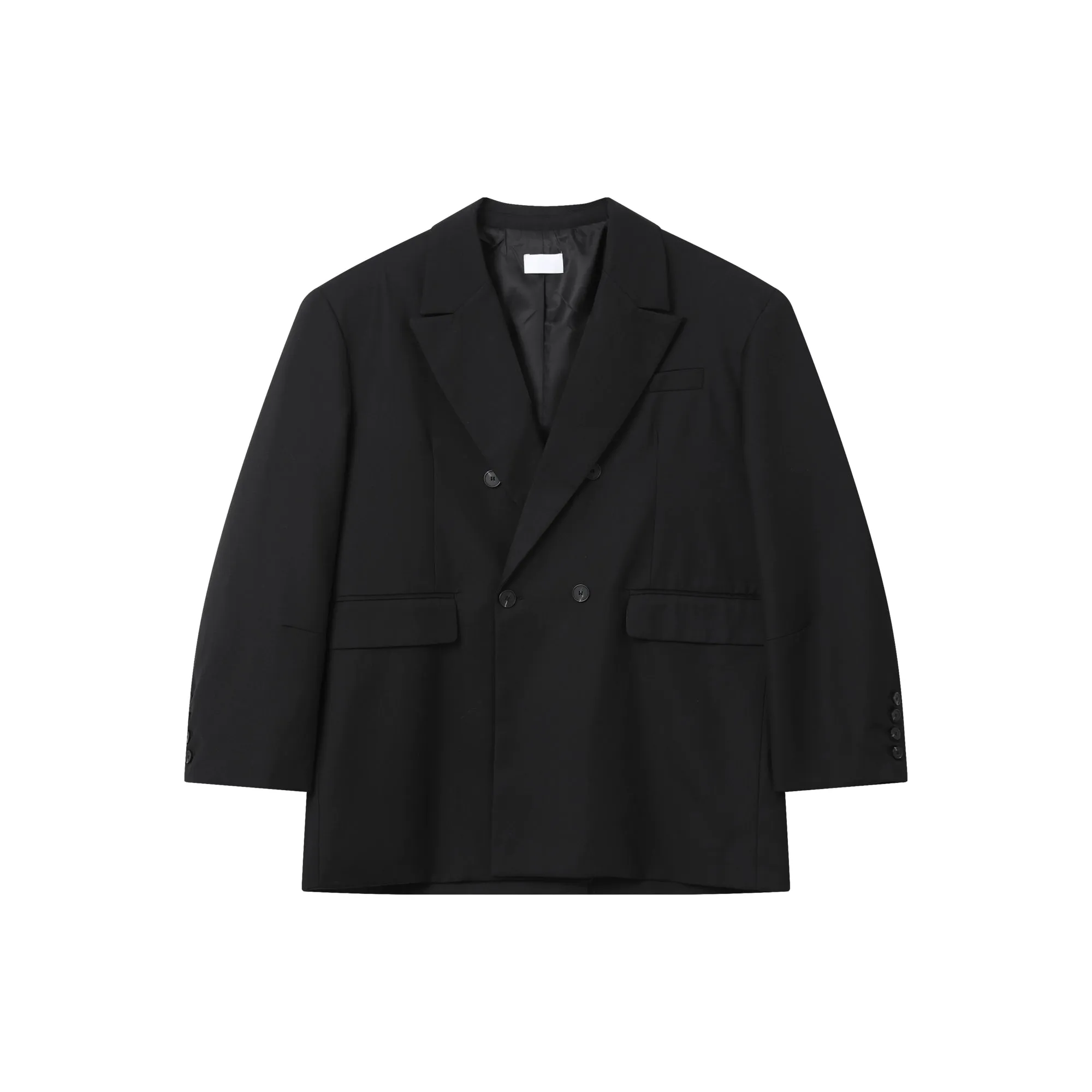 Padded Shoulder Loose Suit Set