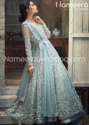 Pakistani Zardosi Work Dress for Bridal Wear #BN199