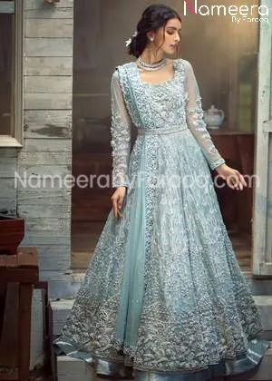 Pakistani Zardosi Work Dress for Bridal Wear #BN199