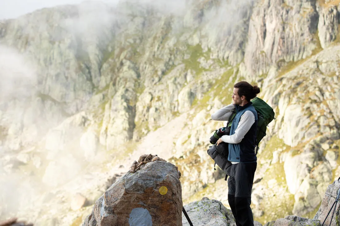 Pantalon modulable 2 en 1 et résistant de trek - MT500 - Homme