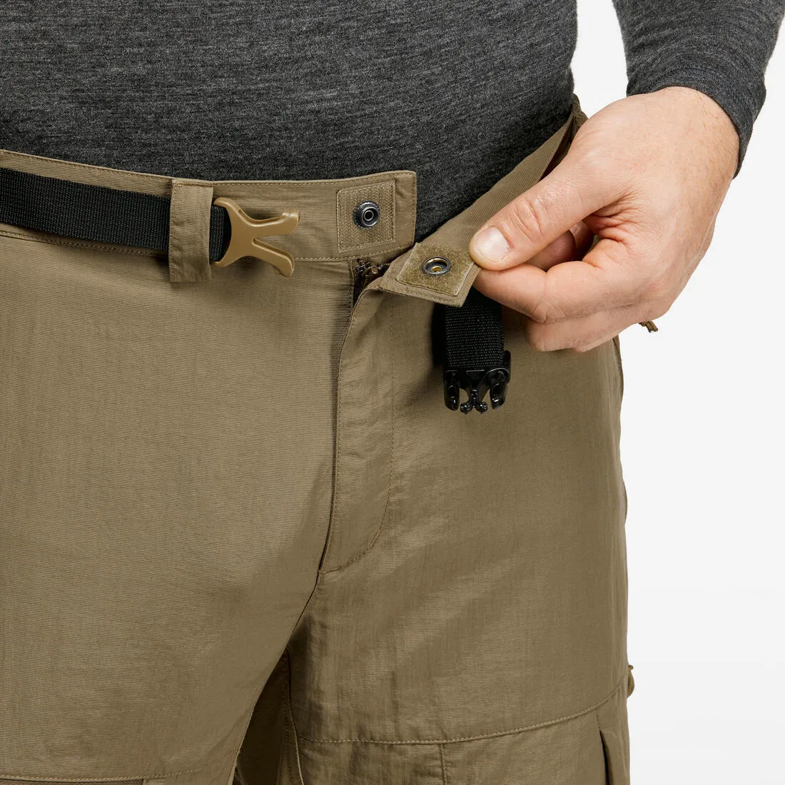 Pantalon modulable 2 en 1 et résistant de trek - MT500 - Homme