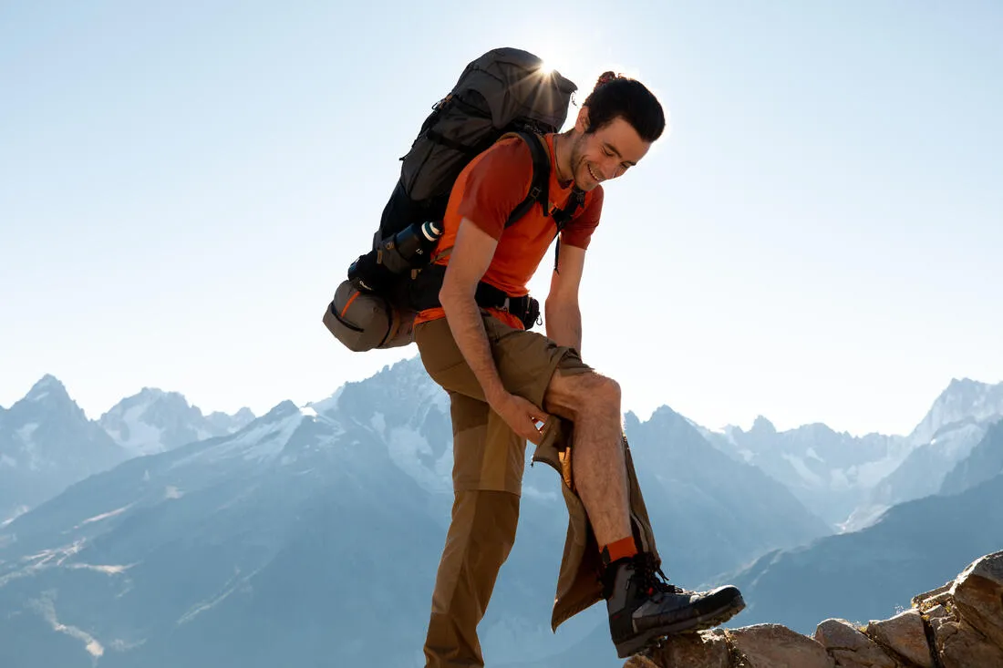 Pantalon modulable 2 en 1 et résistant de trek - MT500 - Homme