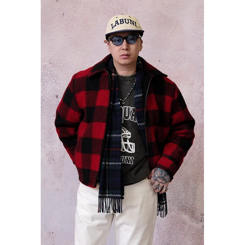 Plaid Wool Jacket