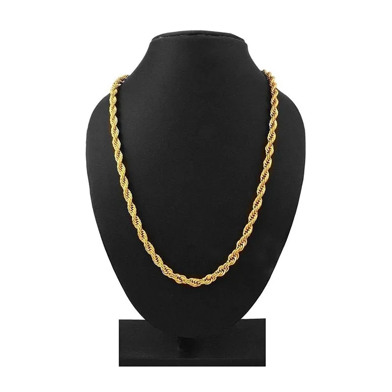Premium Quality Gold Plated Stainless Steel Designer Necklace for Men & Women
