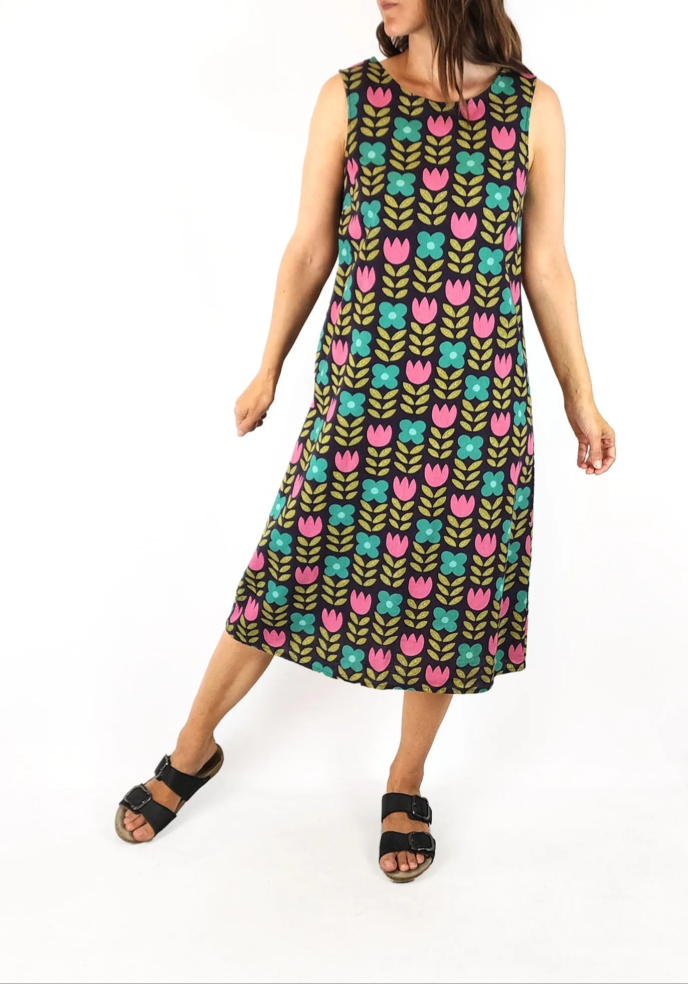 Princess Highway floral midi dress size 8