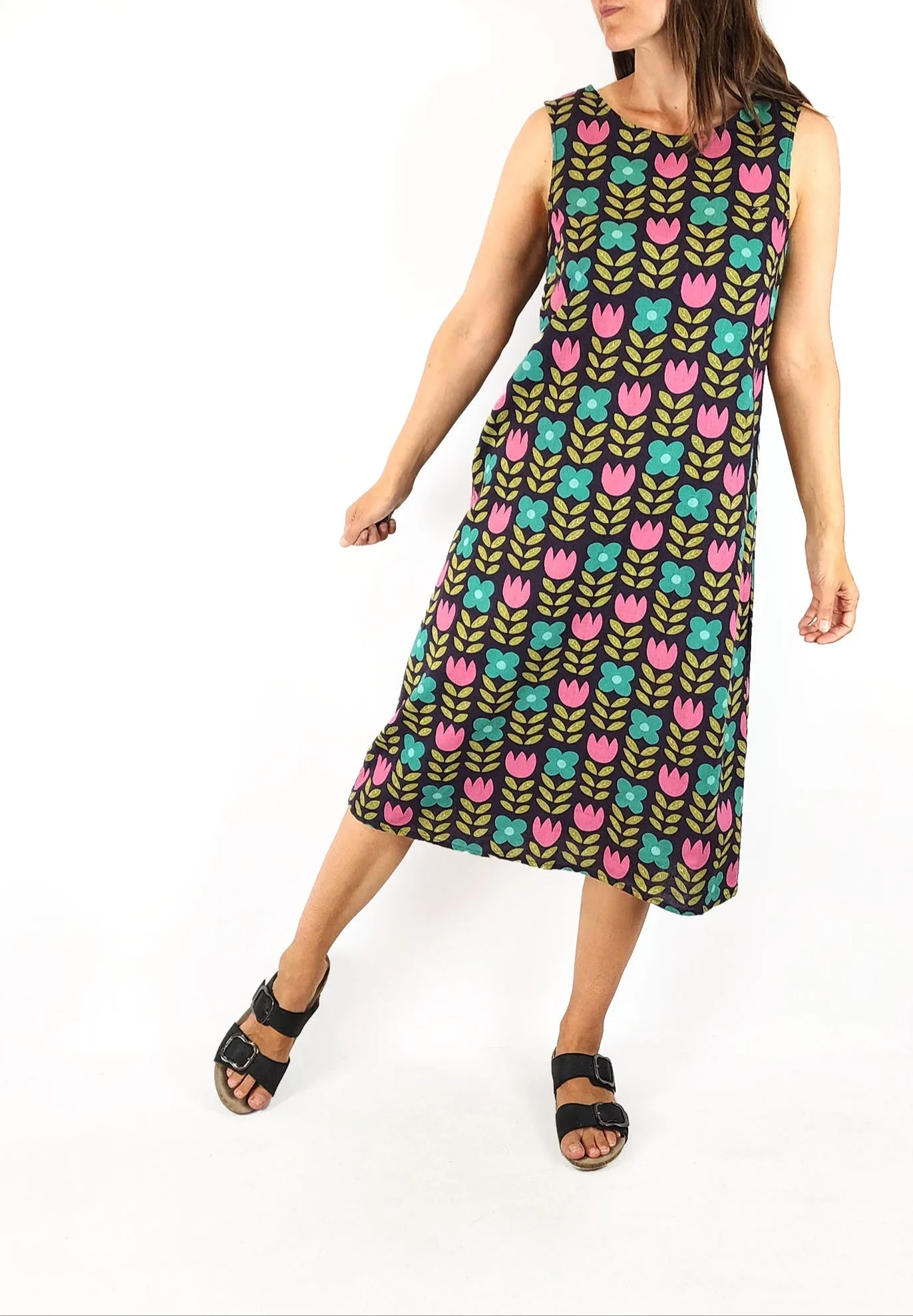 Princess Highway floral midi dress size 8