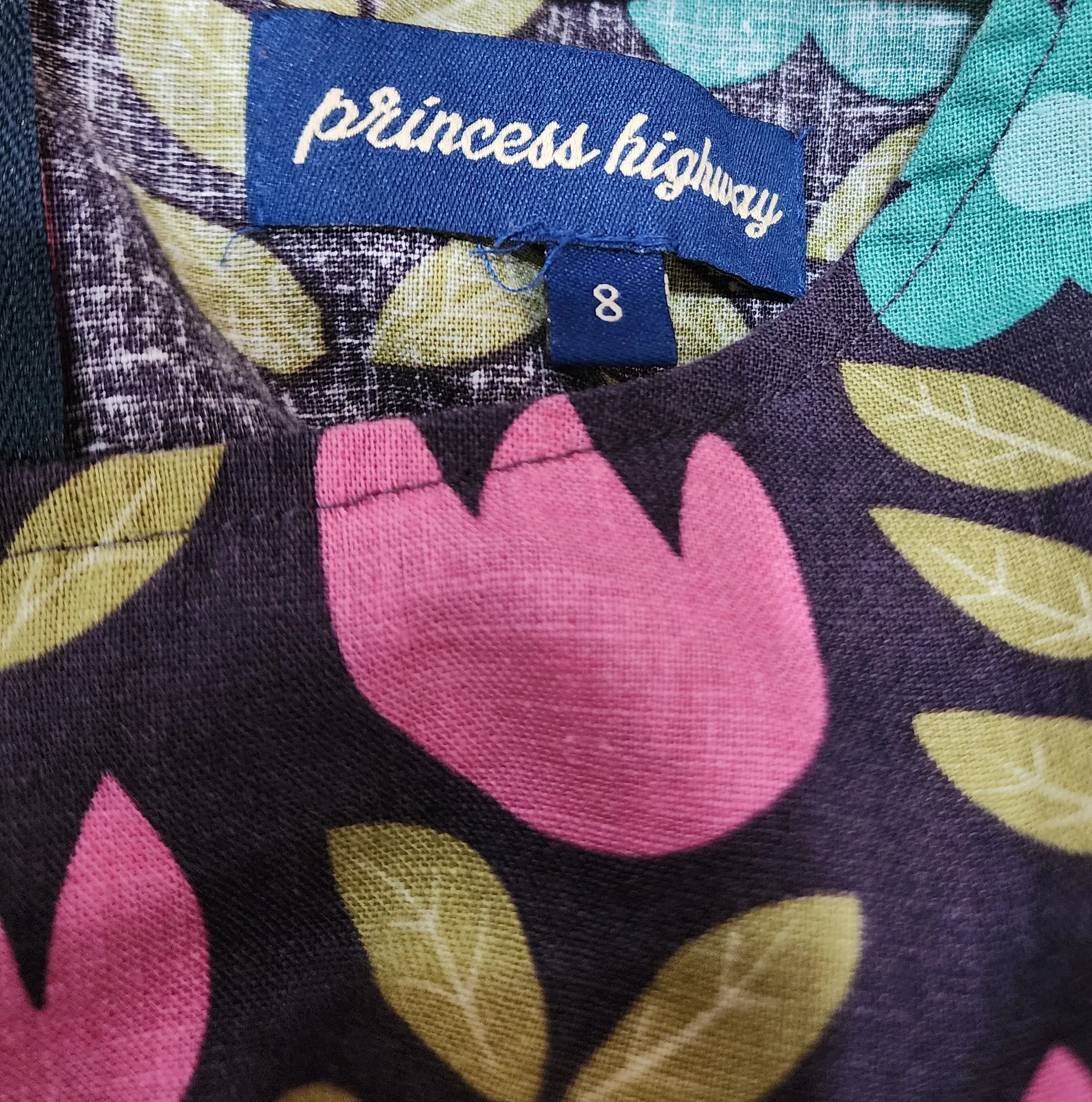 Princess Highway floral midi dress size 8