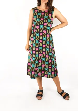 Princess Highway floral midi dress size 8