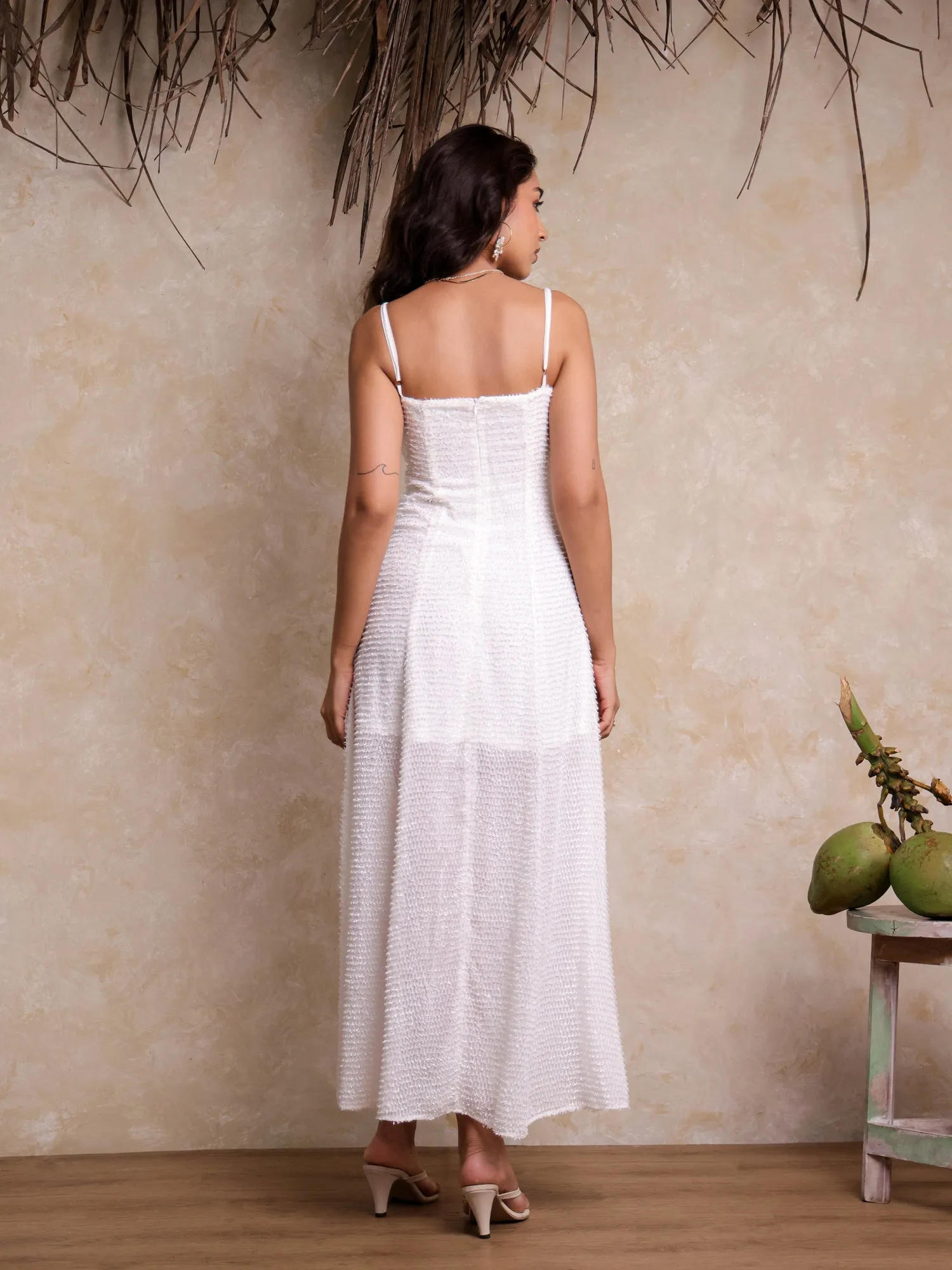 Princess Seam Detailed A Line Maxi Dress