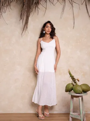 Princess Seam Detailed A Line Maxi Dress