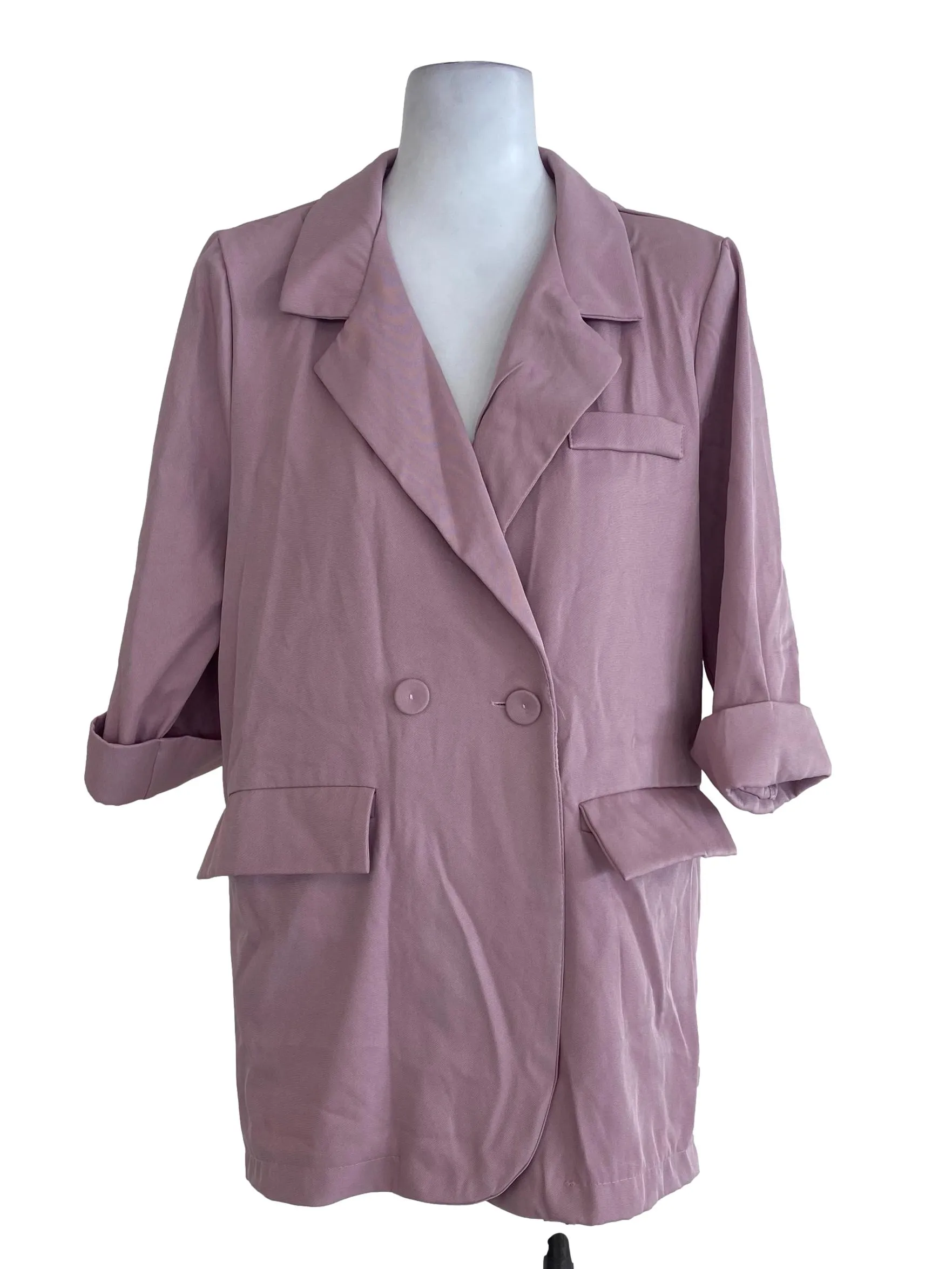 Purple Plain Blazer