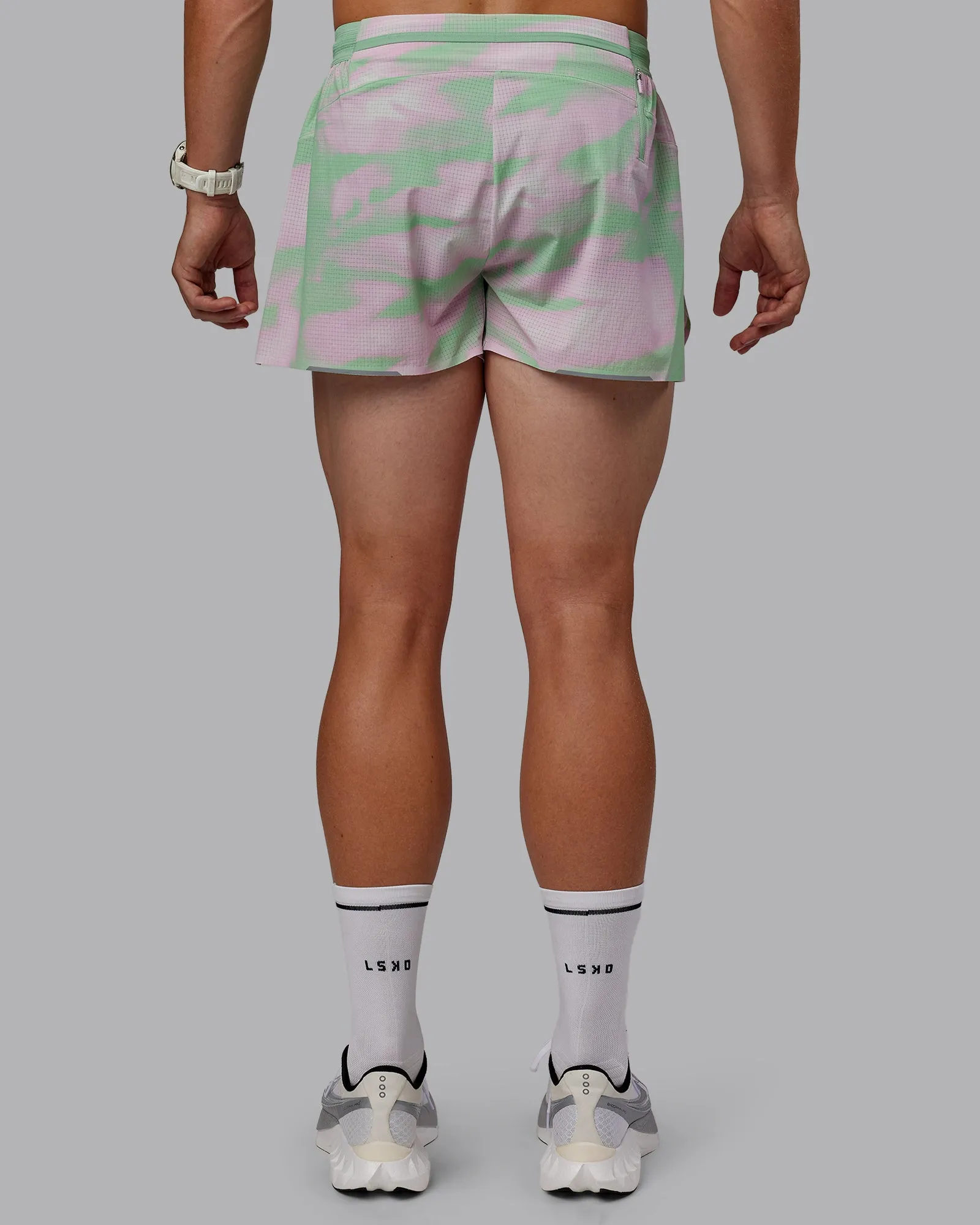 Race Day 3" Lined Running Shorts - Mystic Print