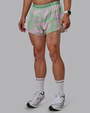 Race Day 3" Lined Running Shorts - Mystic Print