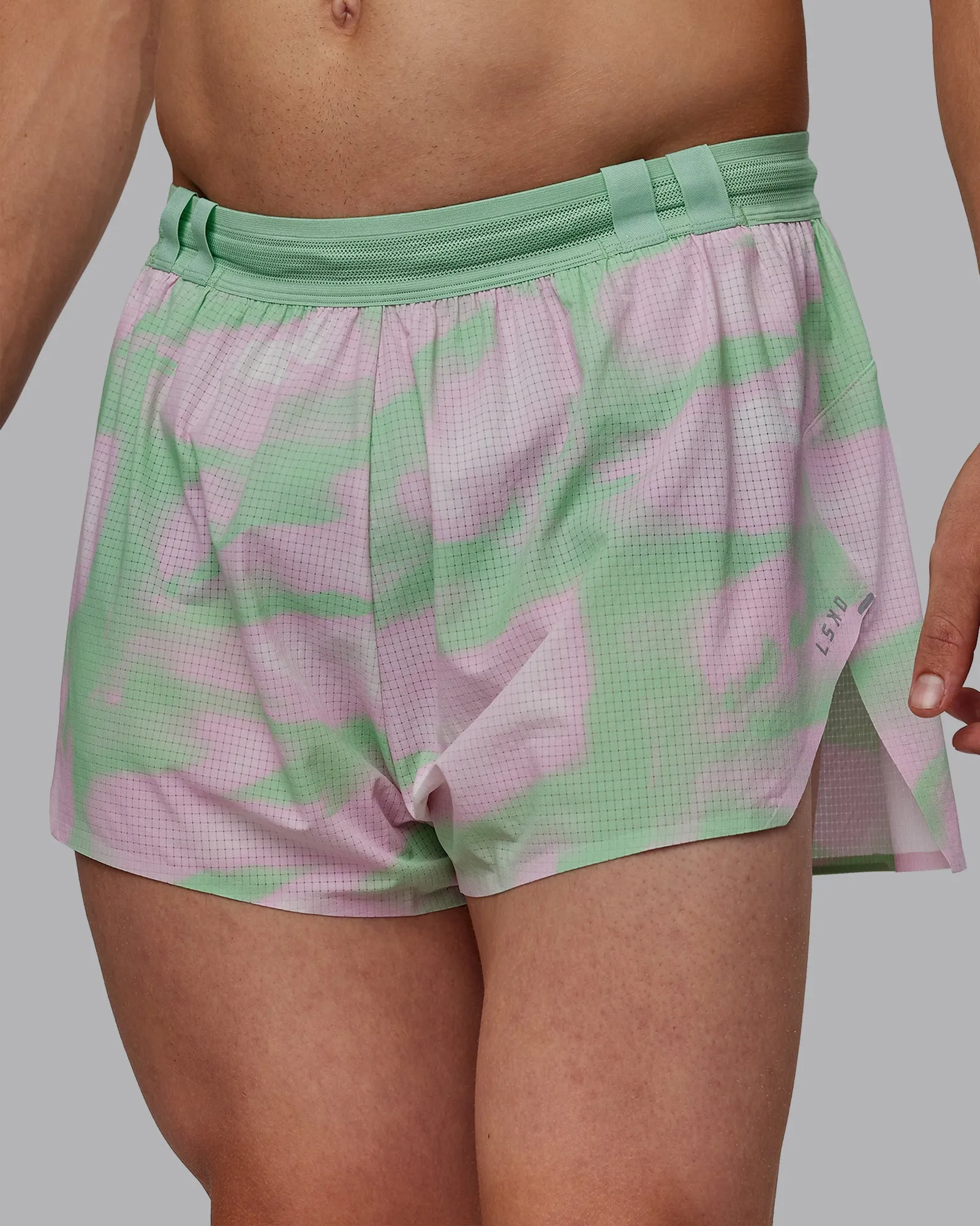 Race Day 3" Lined Running Shorts - Mystic Print