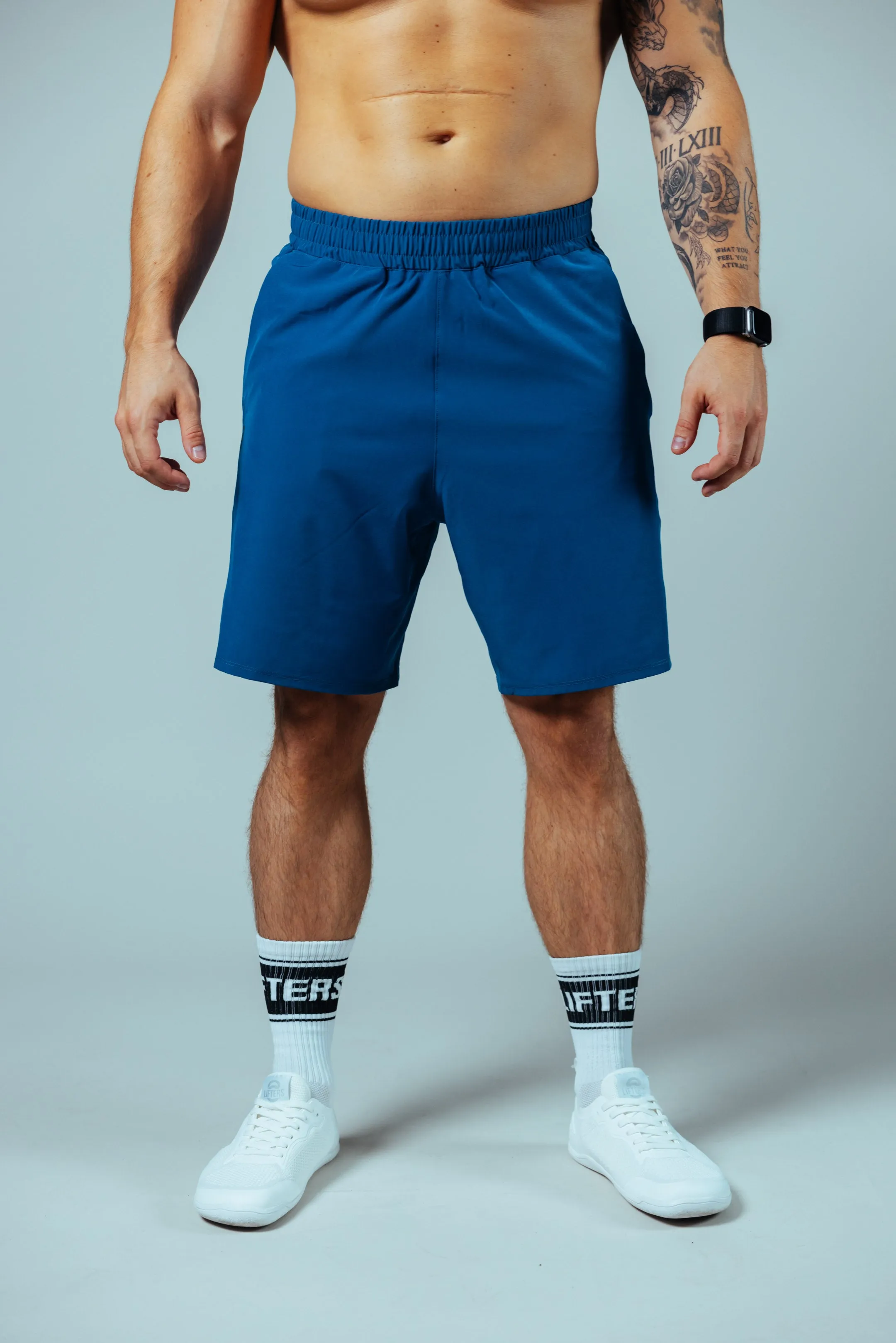 Raw Gym Shorts - Regular Cut | Blue