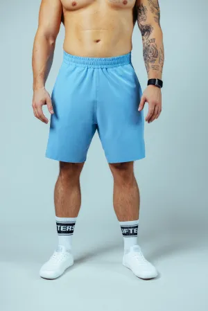Raw Gym Shorts - Regular Cut | Sky Blue