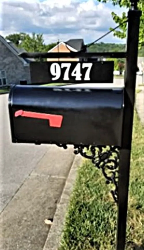 Refurbish Metal Mailbox and Post Service - LOCAL